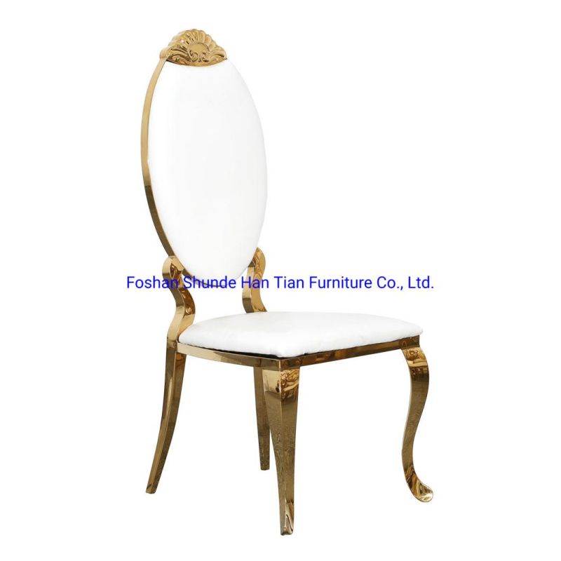 Hantian Foshan China Supplier Best Selling High Hang Back Dining Chair