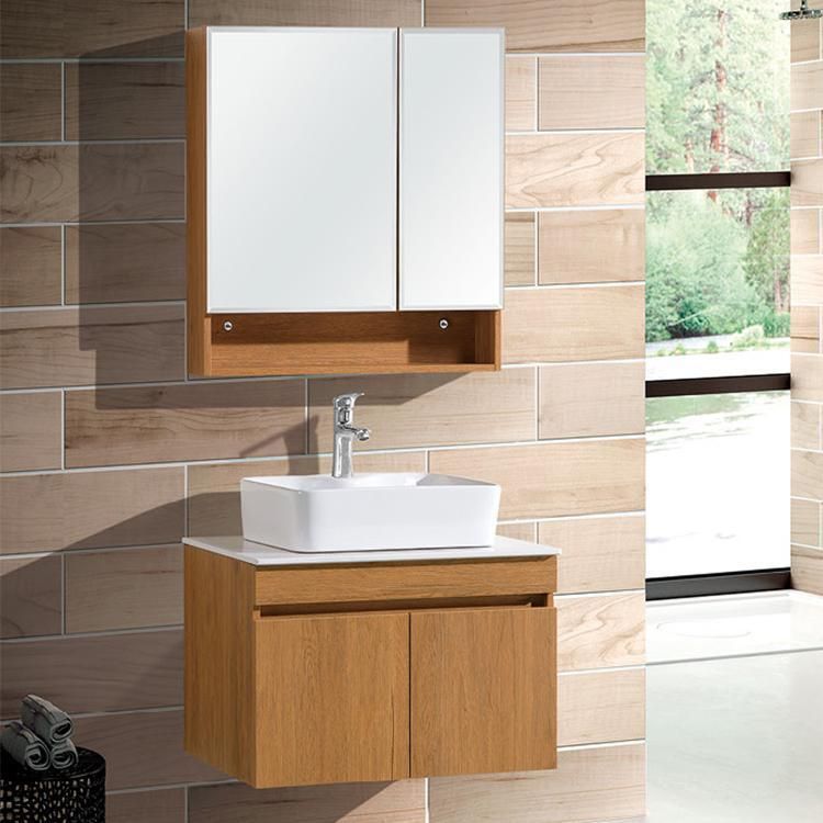 Matte White Lacquer Open Design Affordable Modern Bathroom Cabinets