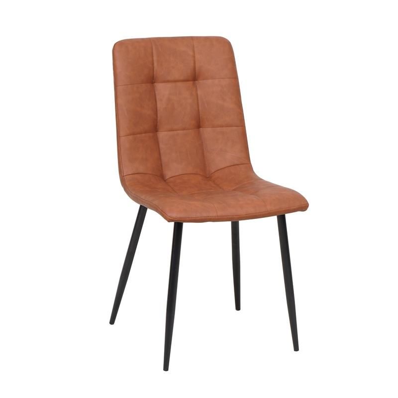 Cheap Optional Color PU Leather Dining Room Cafe Restaurant Dining Chair