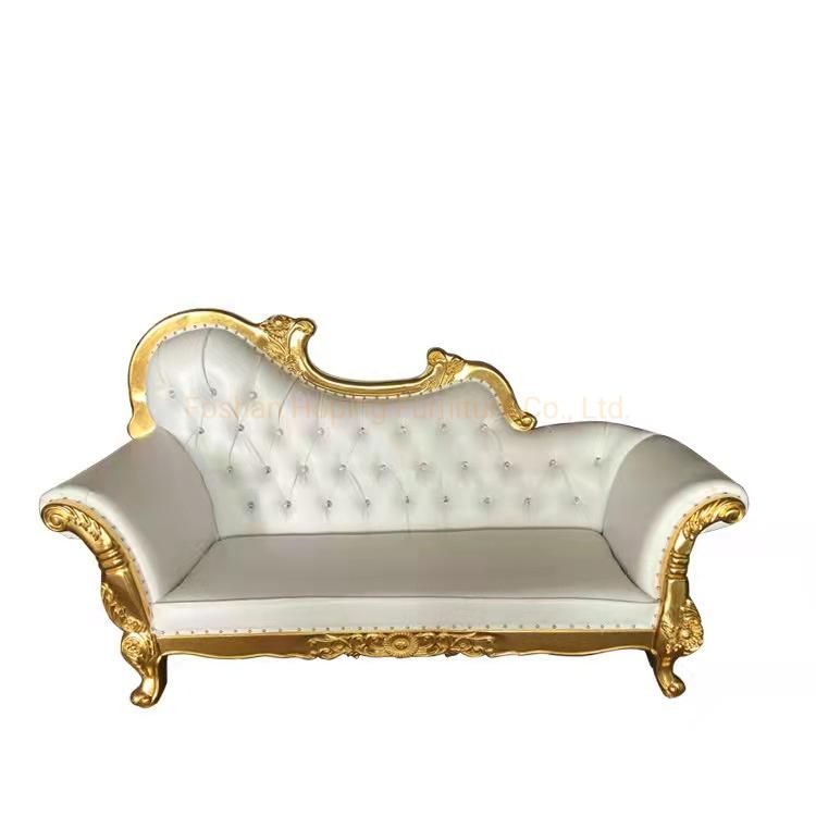 Hotel Restaurant Center Armrest Chair Elegant Design Furniture High Back French Rental Decoration High Back Wedding Use King Chair