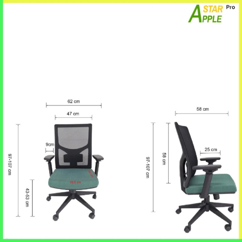 Excellent Quality Modern Furniture as-B2076 Computer Plastic Chair with Armrest