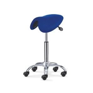 Ergonomic Tilt Saddle Stool Adjustable Height Office Chair