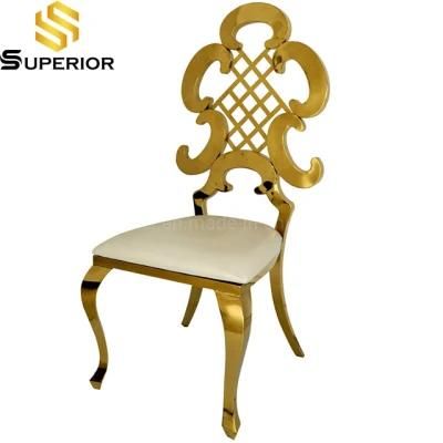 Contemporary Simple Danish Hotel Furniture Stackable Flower Back Dinner Chairs