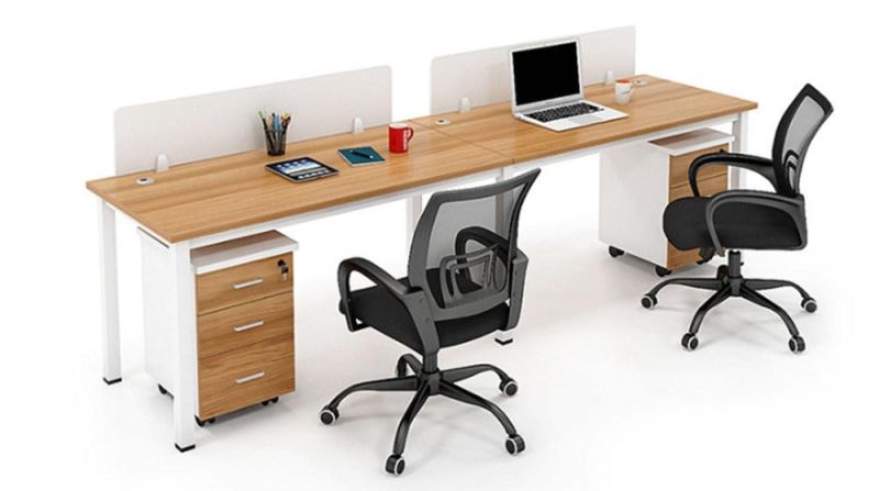 Modern Chinese Melamine 4 Person Office Workstations Custom Office Furniture