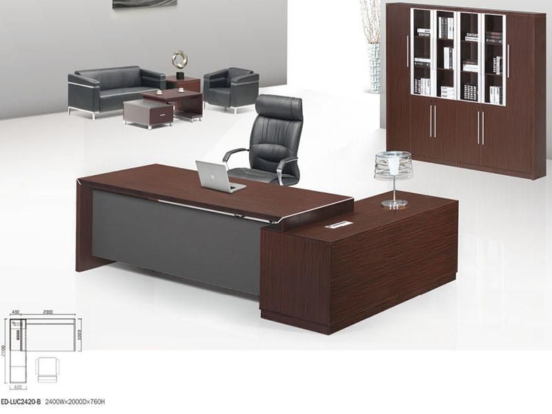 Modern Executive Wood Desk Manager Table Office Furniture