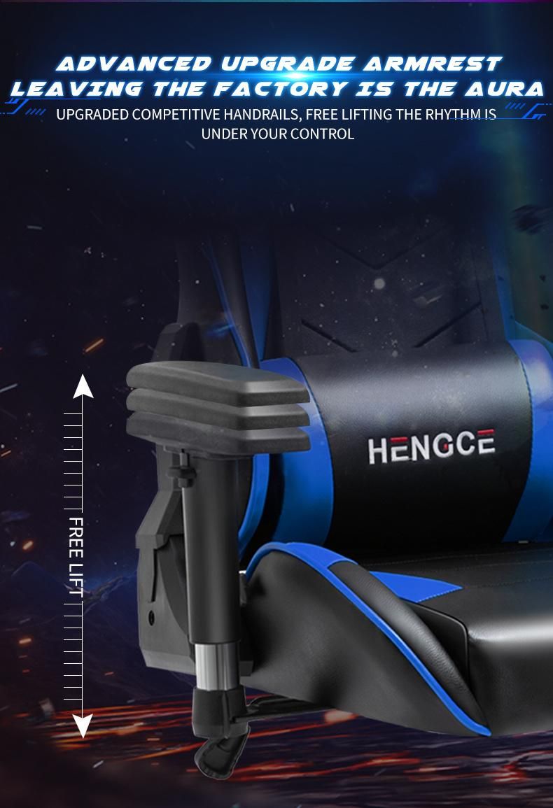 Custom Logo High Quality Wholesale Fast Delivery OEM Anji 7 Point Massage Electronic Gaming Race Chair Factory From China