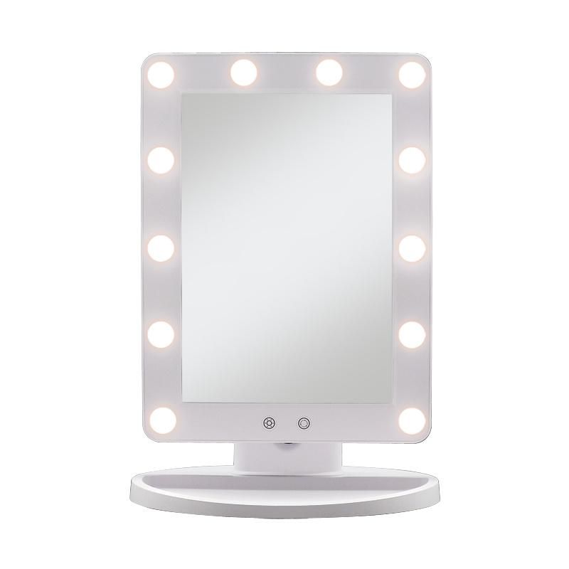 Touch Sensor LED Light Vanity Makeup Mirror for Salon