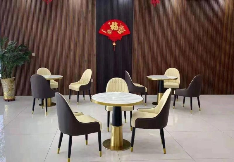 Commercial New Product Dining Room Restaurant Furniture Modern Comfortable Design Velvet Shell Dining Chair with Metal Frame