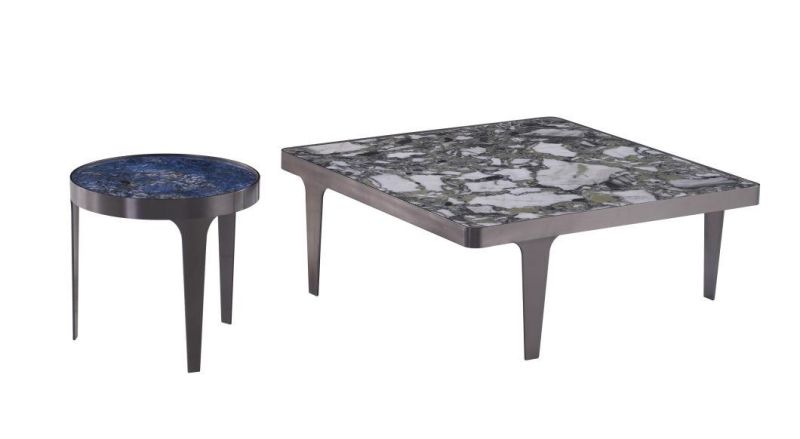 Cj-348ab Ceramic Coffee Table/Wooden Coffee Table /Ceramic Side Table/Home Furniture/Hotel Furniture