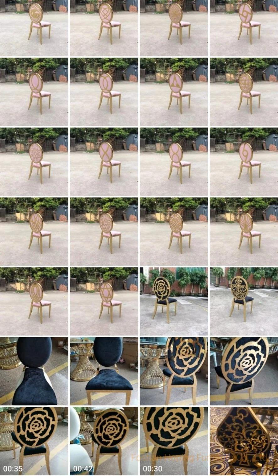 Modern Colorful Fabric Wedding Dining Chair Hot Sale Hotel Chair Good Quality Wedding Restaurant Chair Best Quality Stainless Steel Chair for Dining Room