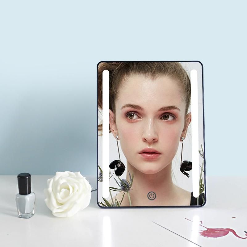 Stylish Makeup LED Vanity Cosmetic Mirror with Touch Dimmable LED Light