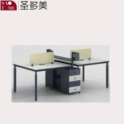 Modern Office Furniture Desk Four-Person Workbench