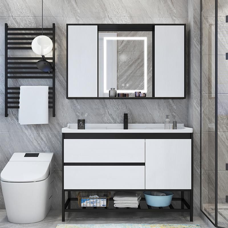 Bathroom Cabinet Melamine Modern Simple Floor Type