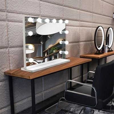 Hollywood Framed Large Full Length Floor Vanity Home Decor Mirror with Lights