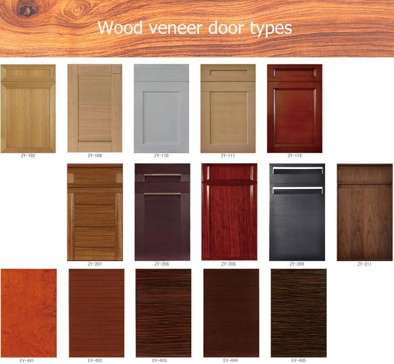 Modern Wood Veneer Painting Colors Kitchen Cupboards Cabinets Furniture