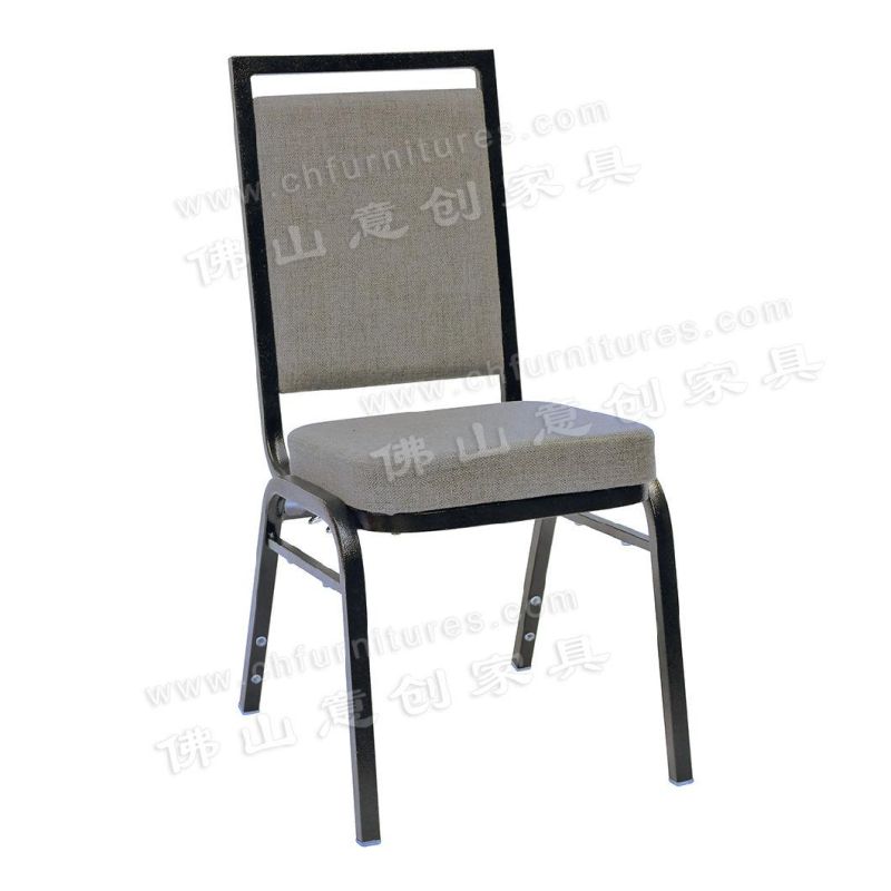 Modern Simple Chinese Hotel Restaurant Household Backrest Aluminum Economical Dining Chair