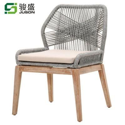 Hot Sale Hotel Furniture Living Room Dining Set Modern Outdoor Rattan Chair Patio Wicker Dining Chair Garden Set Table and Chair