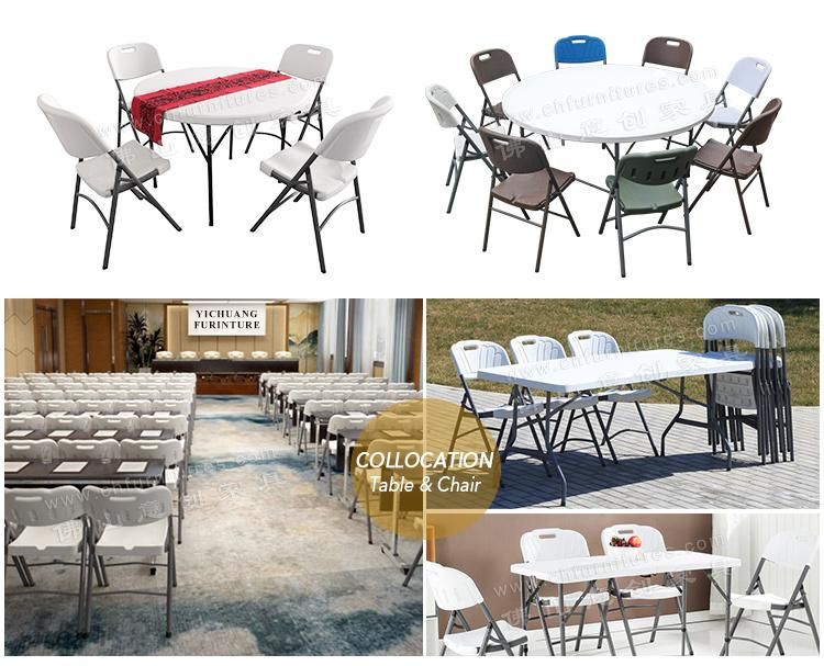 Hyc-P18-03 Hot Sale Furniture HDPE Outdoor Garden Plastic Folding Chairs for Sale