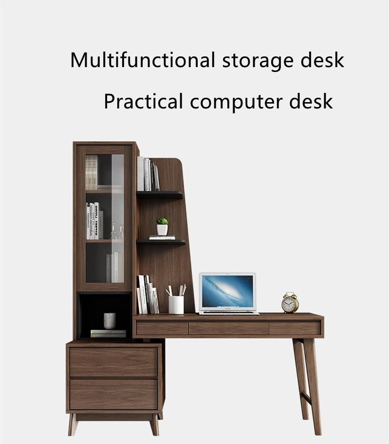 Modern Office Furniture Computer Desk Study Table Storage Function with Drawers