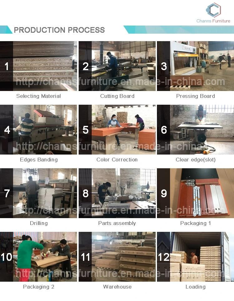 Foshan Luxury Office Table Modern Wooden Furniture Computer Desk (CAS-MD1811)