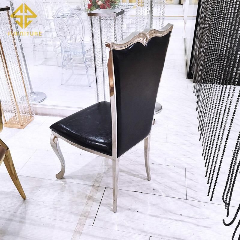 Factory Gold Banquet Stainless Steel Rose Golden Chair