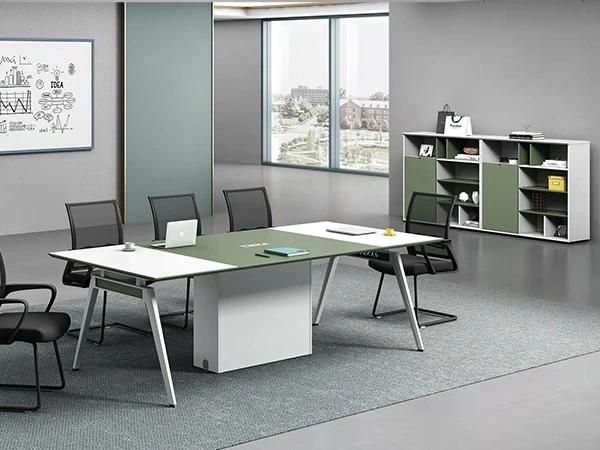 Modern MDF Painting L Shaped Boss CEO Manager Desk Executive Wooden Office Table for Office Furniture