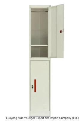 Modern Style Double Color Wardrobe Design Furniture Metal Locker