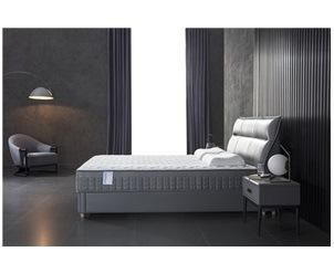 Modern-Bedroom-Furniture-Mattress Twin-Double-Single-Queen-King-Calking Size Knitted Fabric- Wholesale Latex Spring Mattress with-5-Zone