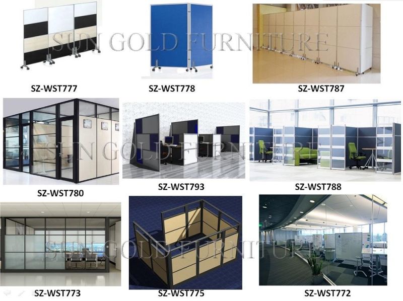 L Shape 2 Person Office Table, Office Desk with Cabinet, Office Work Table