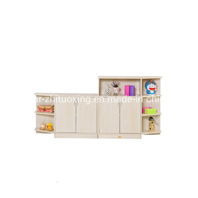 Playroom and Read Room Combination Cabinet, Wooden Multi-Function Cabinet, Kids Room Cabinet, Children Toy Storage Cabinet, Kindergarten and Preschool Cabinet