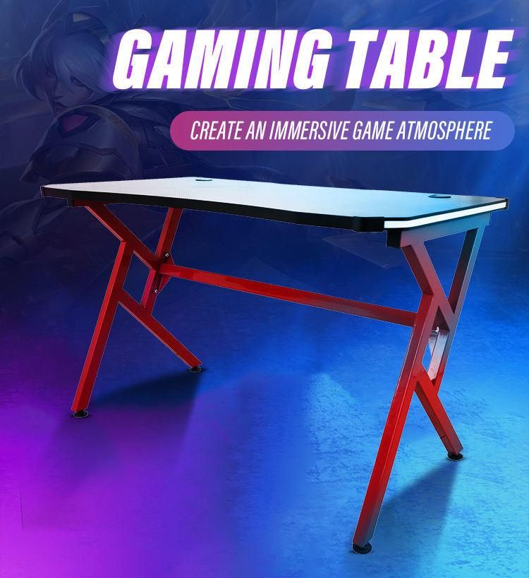 Lisung 30031 Computer RGB PC Modern Adjustable Station Gaming Desk