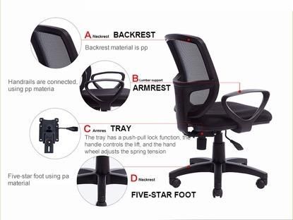 Contemporary Office Meeting Chairs for Manager Simple Design Anti - Mildew