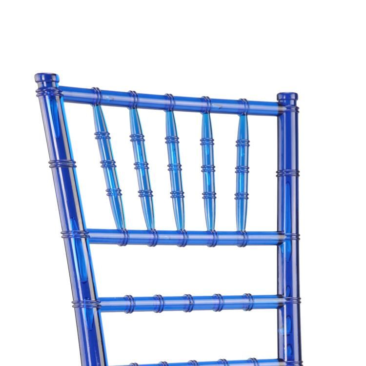 Cheap Resin Crystal Polycarbonate Chiavari Chair for Wedding and Event