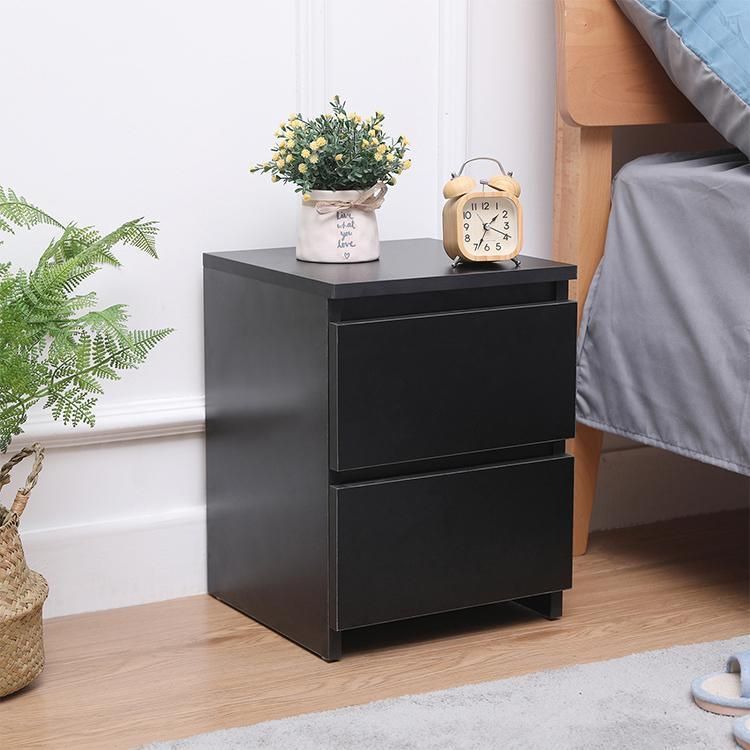 Modern White Bedside Table Nightstand Side Table for Bedroom Living Room