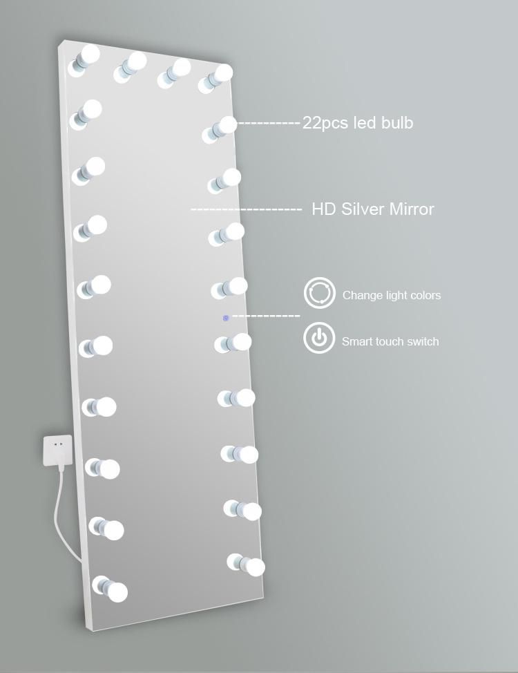 Amazon Top 10 Bedroom Hotel Wall Full Length Dressing Mirror Lighted