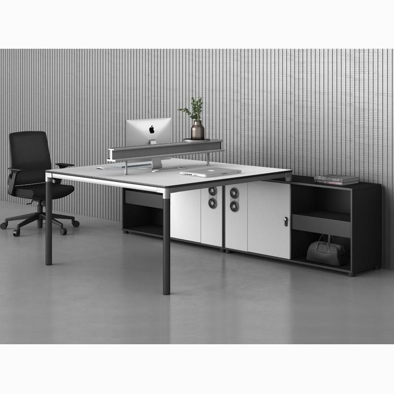 High Quality Melamine Modern Two Seats Office Workstation Office Desk