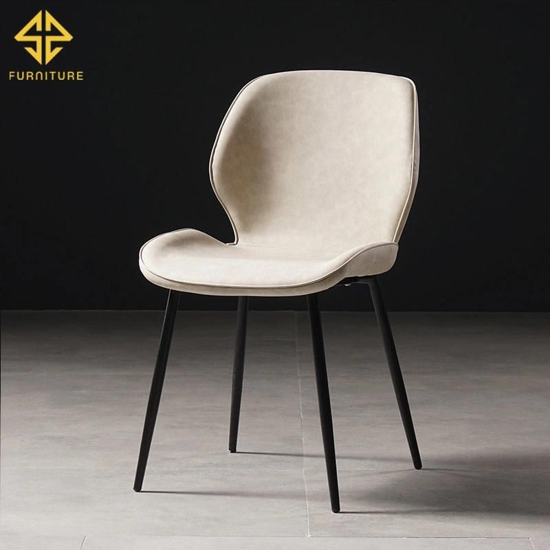 Nordic Style Metal Leisure Chair for Dining Room Living Room