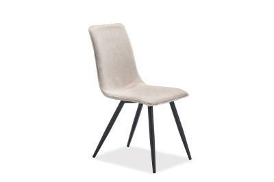 Modern Design Metal Leg Restaurant Furniture Velvet Fabric Leisure Coffee Dining Chair