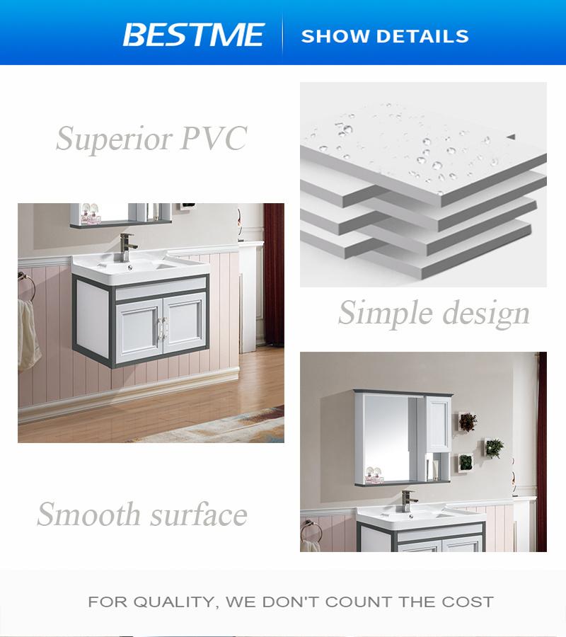 Modern Bathroom PVC Bathroom Vanities Furniture (BY-P4045-80)