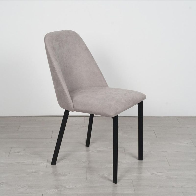 Fast Shipping Wholesale Hot Selling Metal Leg Modern Nordic Style Home Dining Room Dining Chair