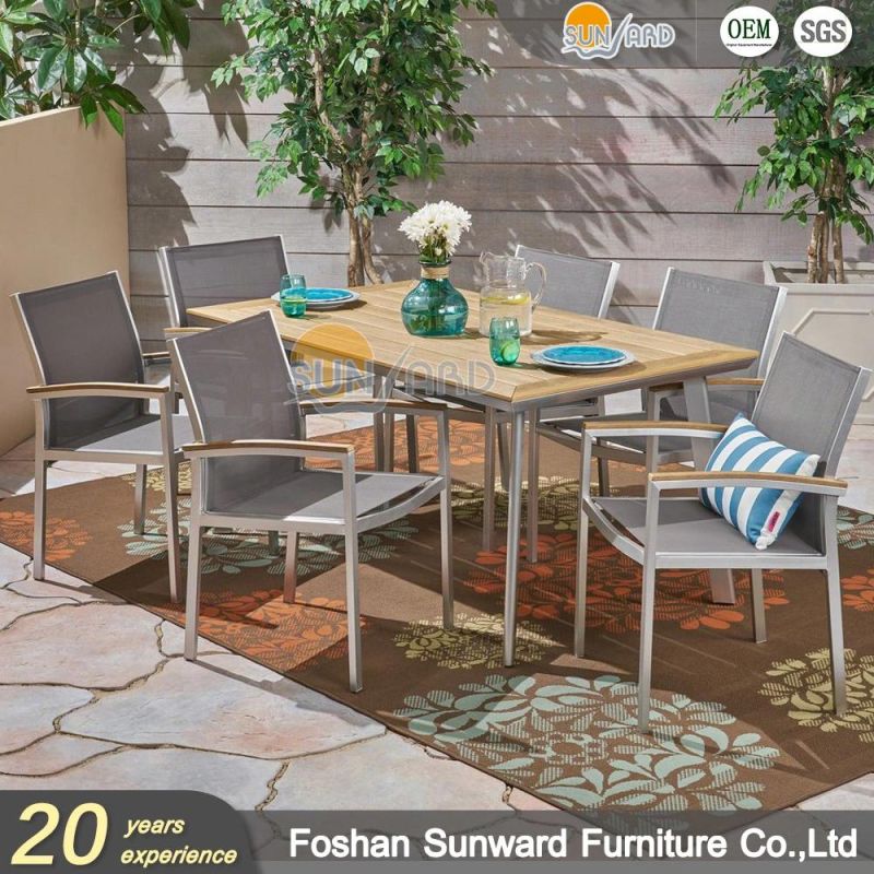 Aluminum Dining Set Home Dining Balcony Outdoor Garden Patio Bistro Furniture