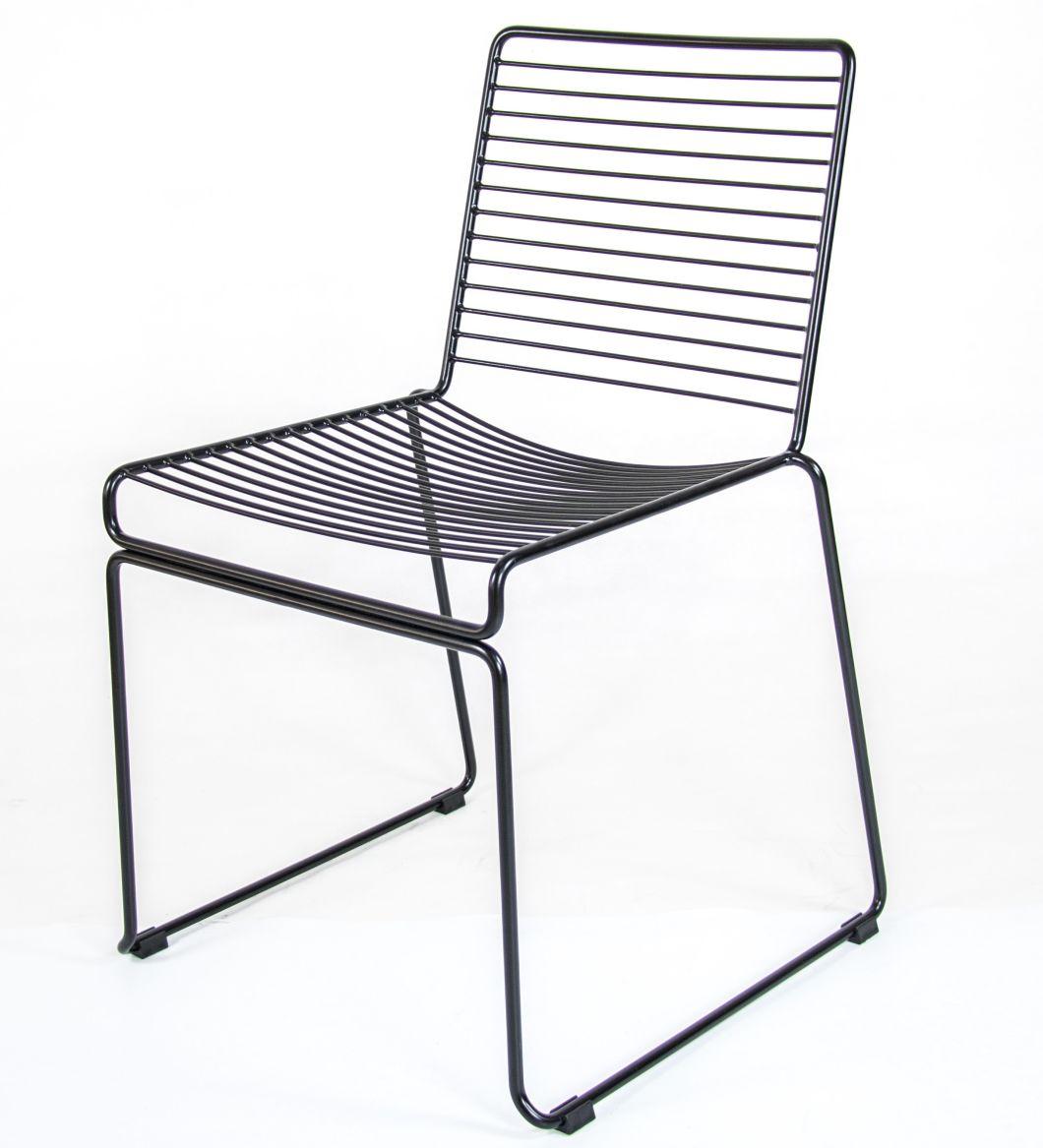 New Design Outdoor Anti UV Painting Wire High Stool Chair