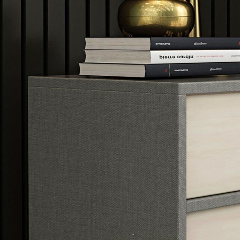 Modern Minimalist Furniture Wooden Bedroom Nightstand 0332