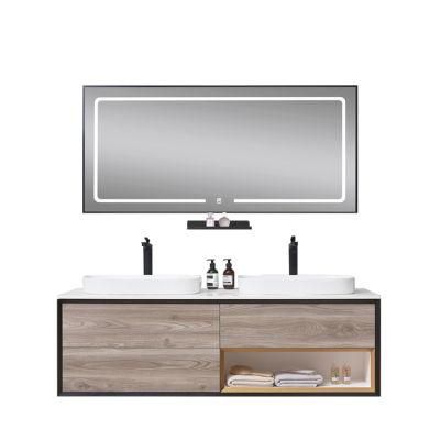 Nicemoco European Hot-Selling LED Mirror Light Bathroom Furniture Three Drawers -1600mm