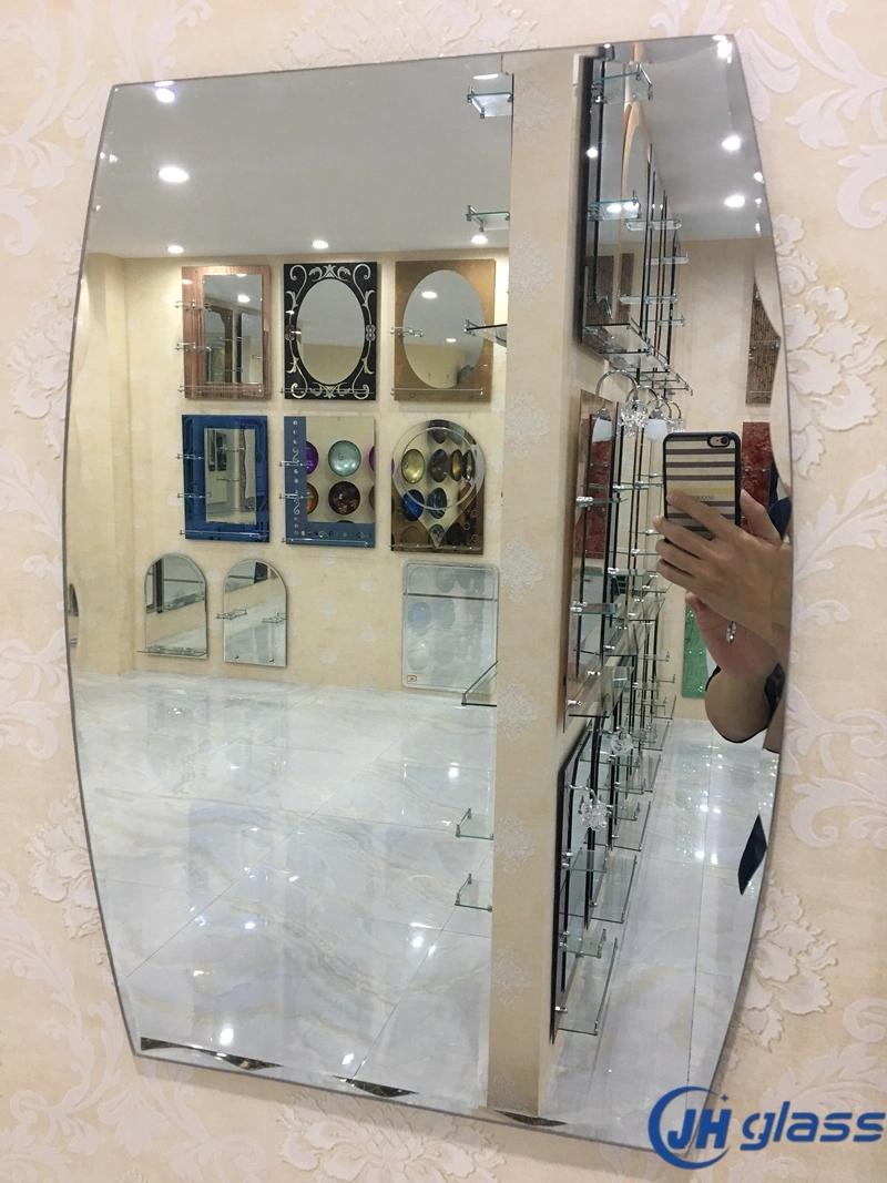 Bathroom Wall Plain Irregular Beveled Mirror