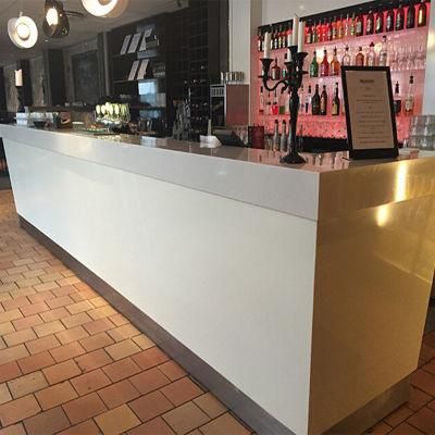 Fancy Design LED Lighted Corian Hotel Bar Counter