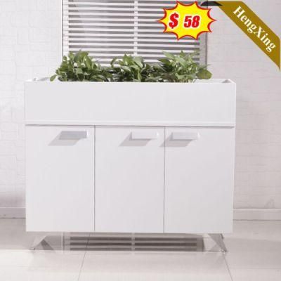 Modern Nordic Style Wooden China Wholesale Office School Furniture White Color Storage Drawers File Cabinet