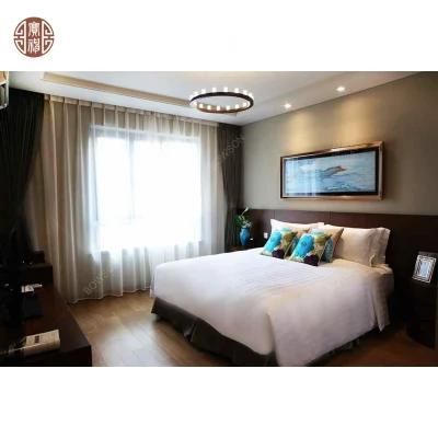 Melamine Economical Design Hotel Type of Apartment Bedroom Furniture
