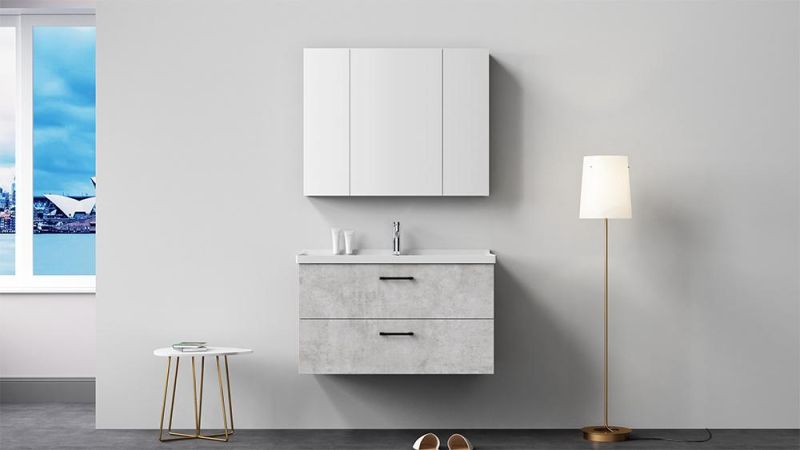 White Bathroom Vanities Furniture Modern Wall Mount Hotel Design Cheap USA