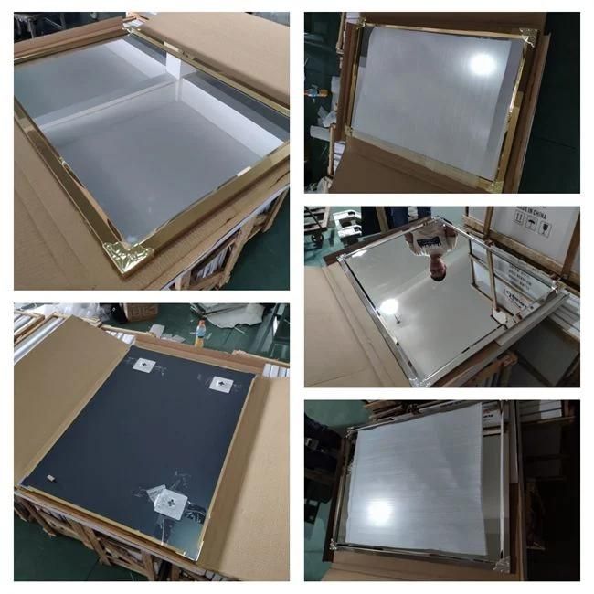 Fancy Cheap Price Stainless Steel Frame Bath Mirror